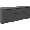 Vente-unique Meuble sous vasque suspendu - Gris - 150 cm - JIMENA II* Meuble Sous-Vasque