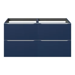 GoodHome Meuble sous vasque suspendu bleu nuit mat l.120 x H.60 x P.45 cm, Imandra