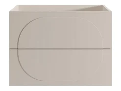 Vente-unique Meuble sous vasque suspendu - Beige - 80 cm - VUTOMA