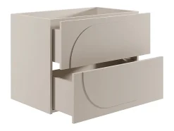 Vente-unique Meuble sous vasque suspendu - Beige - 80 cm - VUTOMA