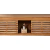 Vente-unique Meuble sous vasque suspendu en bois d'acacia - 130 cm - PENEBEL