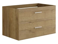 Vente-unique Meuble sous vasque suspendu - Coloris naturel clair - 80 cm - KAYLA