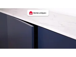 Vente-unique Meuble sous vasque suspendu - Coloris naturel clair - 80 cm - KAYLA