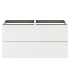 GoodHome Meuble sous vasque suspendu blanc mat l.120 x H.60 x P.45 cm, Imandra