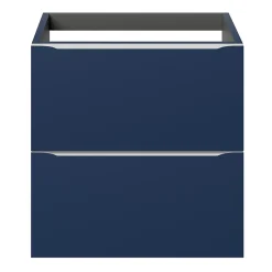 GoodHome Meuble sous vasque suspendu bleu nuit mat l.60 x H.60 x P.45 cm, Imandra* Meuble Buanderie|Meuble De Salle De Bains Faible Profondeur
