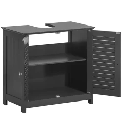 Sobuy Meuble sous-Lavabo Meuble sous-Vasque, 2 Portes et 2 étages, FRG237-DG,
