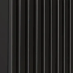 [En.Casa] Meuble sous-lavabo NEWPORT avec 2 portes 80 x 60 x 40 cm noir en.casa