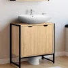 IDMarket Meuble sous-lavabo salle de bain DETROIT design industriel
