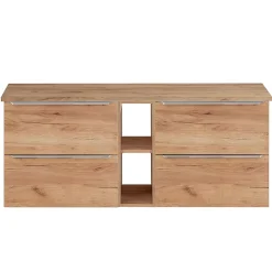 Petits-Meubles Meuble sous-vasque 140cm 2 niches April Bois* Meuble Sous-Vasque