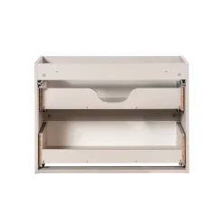 Petits-Meubles Meuble sous-vasque 80cm 2 tiroirs Riva Cachemire* Meuble Sous-Vasque