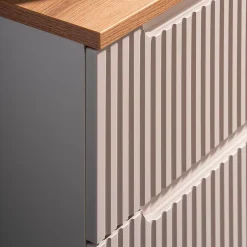 Petits-Meubles Meuble sous-vasque 80cm 2 tiroirs Riva Cachemire* Meuble Sous-Vasque