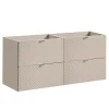 Petits-Meubles Meuble sous-vasque 120cm 4 tiroirs Manoa Cachemire