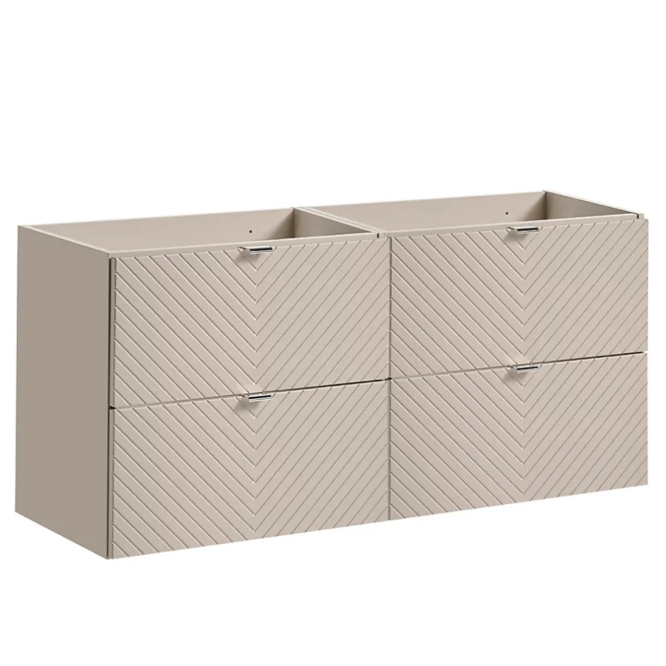 Petits-Meubles Meuble sous-vasque 120cm 4 tiroirs Manoa Cachemire
