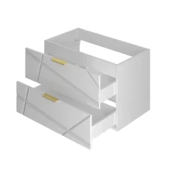 Petits-Meubles Meuble sous-vasque 80cm Aurora Blanc