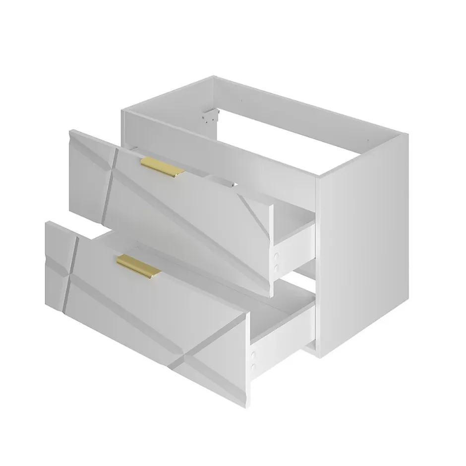 Petits-Meubles Meuble sous-vasque 80cm Aurora Blanc