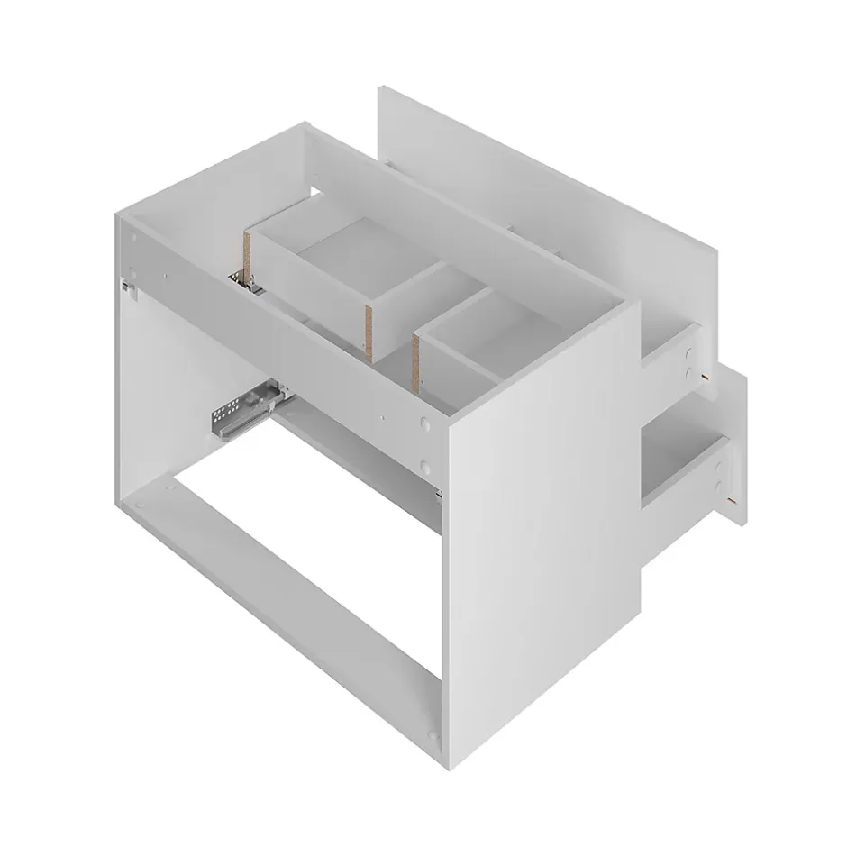 Petits-Meubles Meuble sous-vasque 80cm Aurora Blanc