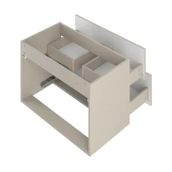 Petits-Meubles Meuble sous-vasque 80cm Ellie Cachemire* Meuble Sous-Vasque