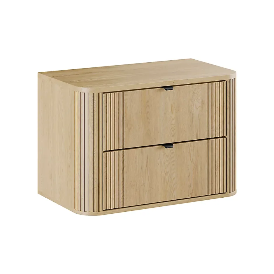 Petits-Meubles Meuble sous-vasque 80cm plan de toilette Mila Bois