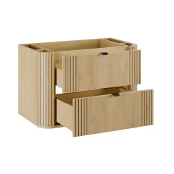 Petits-Meubles Meuble sous-vasque 80cm plan de toilette Mila Bois