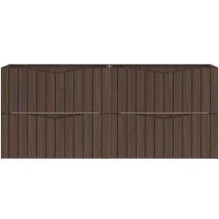 Petits-Meubles Meuble sous-vasque 120cm Siena bois et noir* Meuble Sous-Vasque