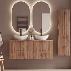 Petits-Meubles Meuble sous-vasque 120cm Tao Bois* Meuble Sous-Vasque