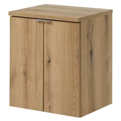 [En.Casa] Meuble sous-vasque NEWPORT 50 x 60 x 40 cm effet chêne en.casa* Meuble Sous Lavabo