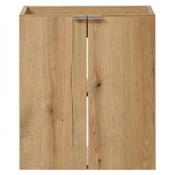 [En.Casa] Meuble sous-vasque NEWPORT 50 x 60 x 40 cm effet chêne en.casa* Meuble Sous Lavabo