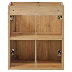 [En.Casa] Meuble sous-vasque NEWPORT 50 x 60 x 40 cm effet chêne en.casa* Meuble Sous Lavabo