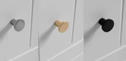 Furnidea Meuble suspendu sous lavabo GUSTO blanc 80 cm