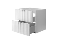 Furnidea Meuble suspendu sous lavabo FLOW blanc 60 cm