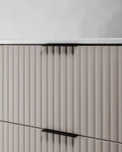 Furnidea Meuble suspendu sous lavabo FLOW cachemire 120 cm