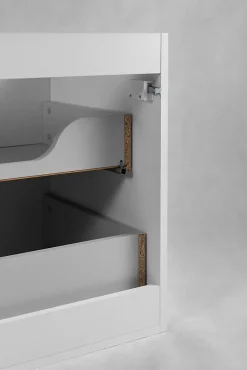 Furnidea Meuble suspendu sous lavabo CLASSIC blanc 60 cm