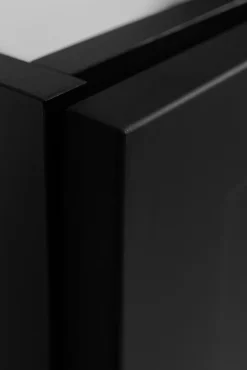 Furnidea Meuble suspendu sous lavabo GUSTO noir 60 cm