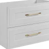 Furnidea Meuble suspendu sous lavabo CLASSIC blanc 80 cm* Meuble Sous Lavabo
