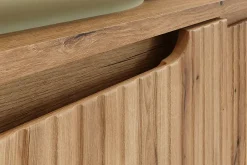 Furnidea Meuble suspendu sous vasque 80 cm à tiroirs NOVA chêne Coast Evoke* Meuble Sous-Vasque