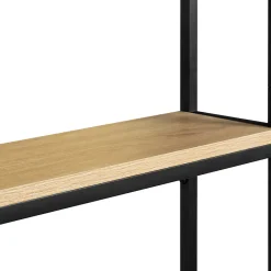 IDMarket Meuble étagère dessus WC 4 étagères DETROIT design industriel