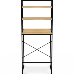 IDMarket Meuble étagères de rangement dessus machine à laver DETROIT design industriel