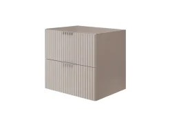 3xE Living Meuble vasque, Cachemire, 60 x 57 x 46 cm, poignée argentée, sans plateau* Lave-Mains