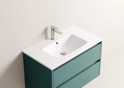 Sanitaire Meuble vasque JUPITER 3.0 Bleu Canard 80 cm - SANS miroir