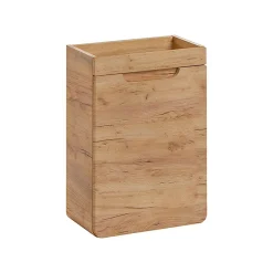 Stellameuble Meuble vasque lave main encastrable aspect bois 40cm Aruba Craft* Meuble Sous Lavabo