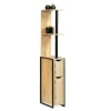 Facility'S Meuble WC en bois et métal - 18 x 30 x 119 cm - FACILITYS* Meuble Wc