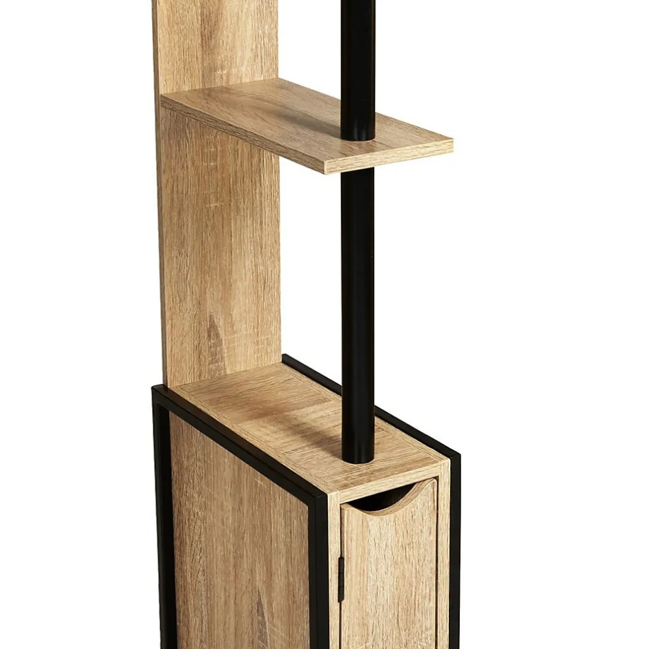 Facility'S Meuble WC en bois et métal - 18 x 30 x 119 cm - FACILITYS* Meuble Wc