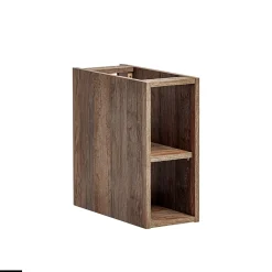 Otitec Meubles sous vasque - 100 cm - avec Vasque à poser et Plan - BOLD OAK