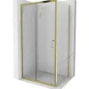 Mexen Apia cabine de douche coulissante 90 x 80 cm, transparent, or - 840-090-080-50-00* Paroi De Douche