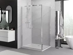 Mexen Exo cabine de douche pivotante 100 x 75 cm, transparent, chromé - 814-100-075-01-00* Paroi De Douche