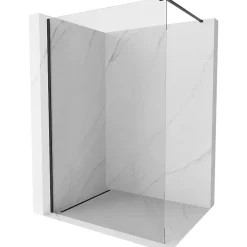 Mexen Kioto paroi de douche Walk-in 180 x 200 cm, transparent 8 mm, noir - 800-180-101-70-00