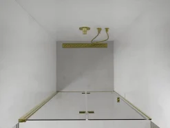 Mexen Lima porte de douche pliable 90 cm, transparent, doré - 856-090-000-50-00
