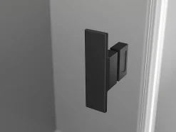 Mexen Mist L cabine de douche quart-de-rond pivotante 90 x 90 cm, grille noire, noir - 8A32L-090-090-70-77* Cabine De Douche
