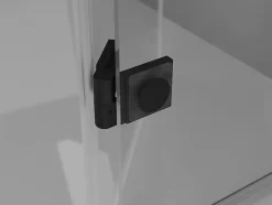 Mexen Mist-H L Duo cabine de douche battante gauche 110 x 90 cm, transparent, noir - 8A5L-110L-090P-70-00* Cabine De Douche