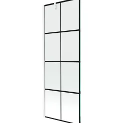 Mexen Next paroi de baignoire 1-volet 70 x 150 cm, grille noire, blanc - 895-070-000-00-77-20* Paroi De Douche